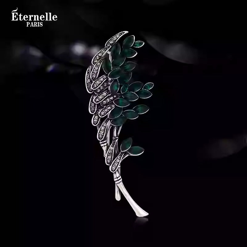 Broche Design Original En Cristal Autrichien - Éternelle Paris