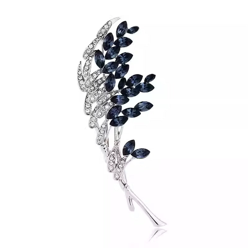 Broche Design Original En Cristal Autrichien - Éternelle Paris