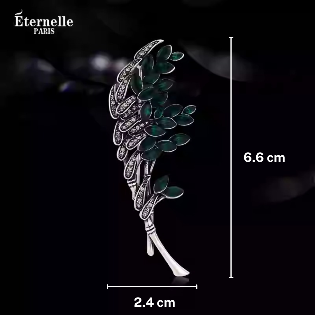 Broche Design Original En Cristal Autrichien - Éternelle Paris