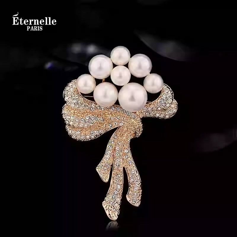 Broche en Perle de Nacre - Éternelle Paris