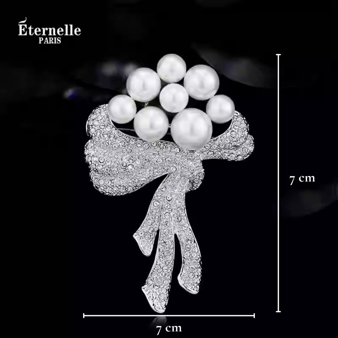 Broche en Perle de Nacre - Éternelle Paris