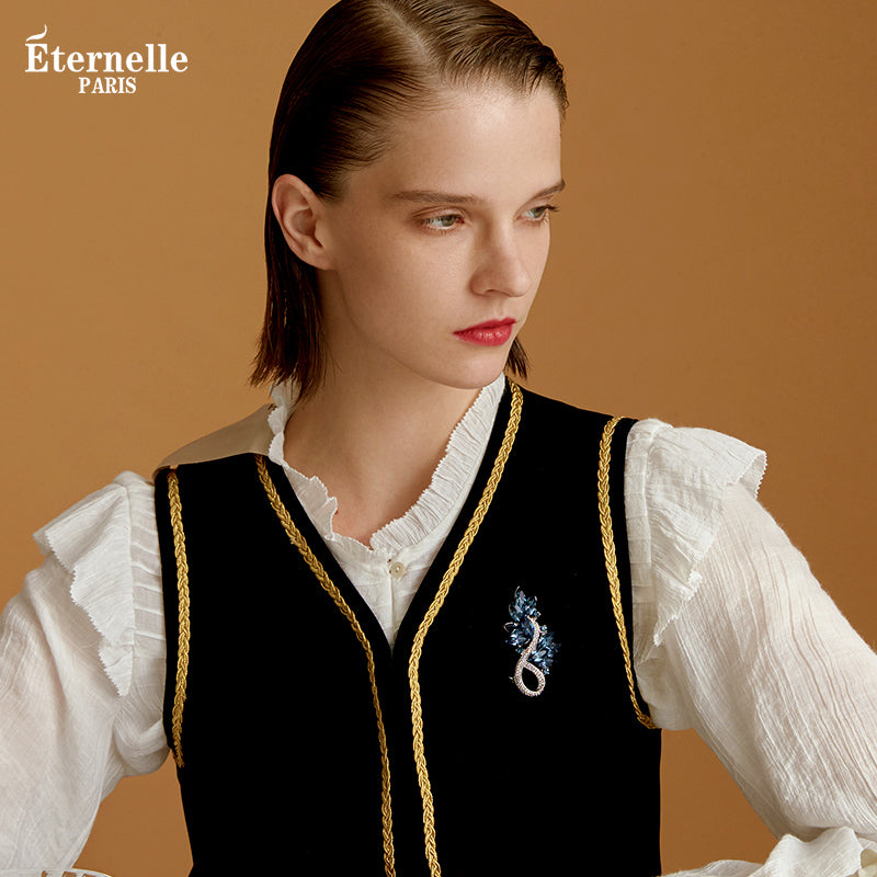 Broche en Cristal Autrichien - Éternelle Paris