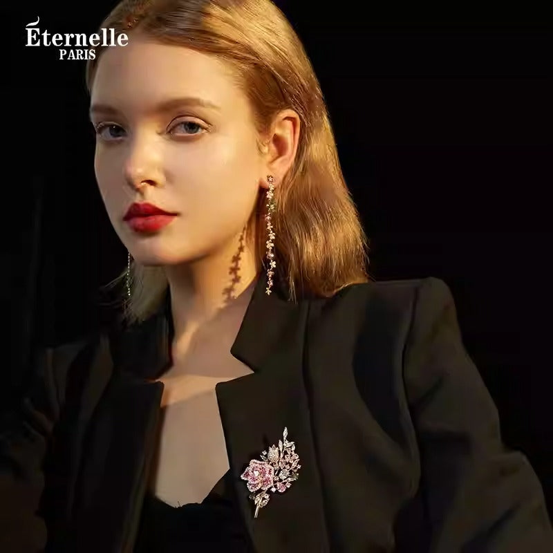 Broche en Forme de Rose - Éternelle Paris