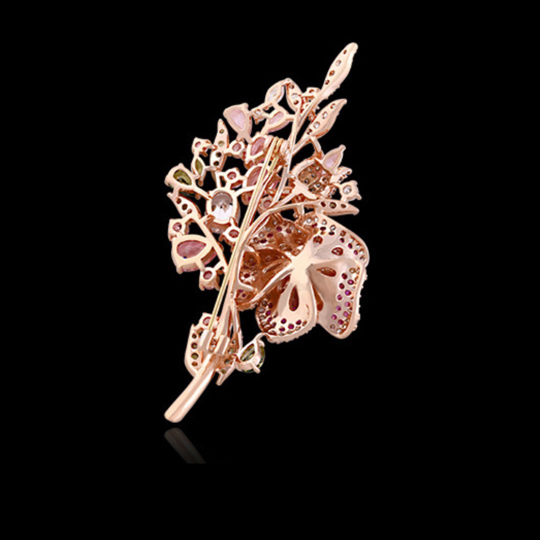 Broche en Forme de Rose - Éternelle Paris