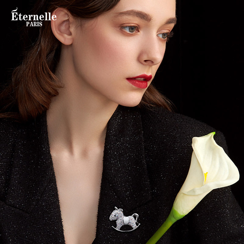 Broche Cheval à Bascule - Éternelle Paris