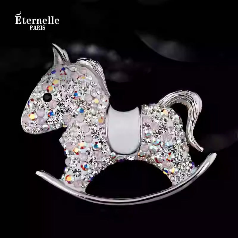 Broche Cheval à Bascule - Éternelle Paris