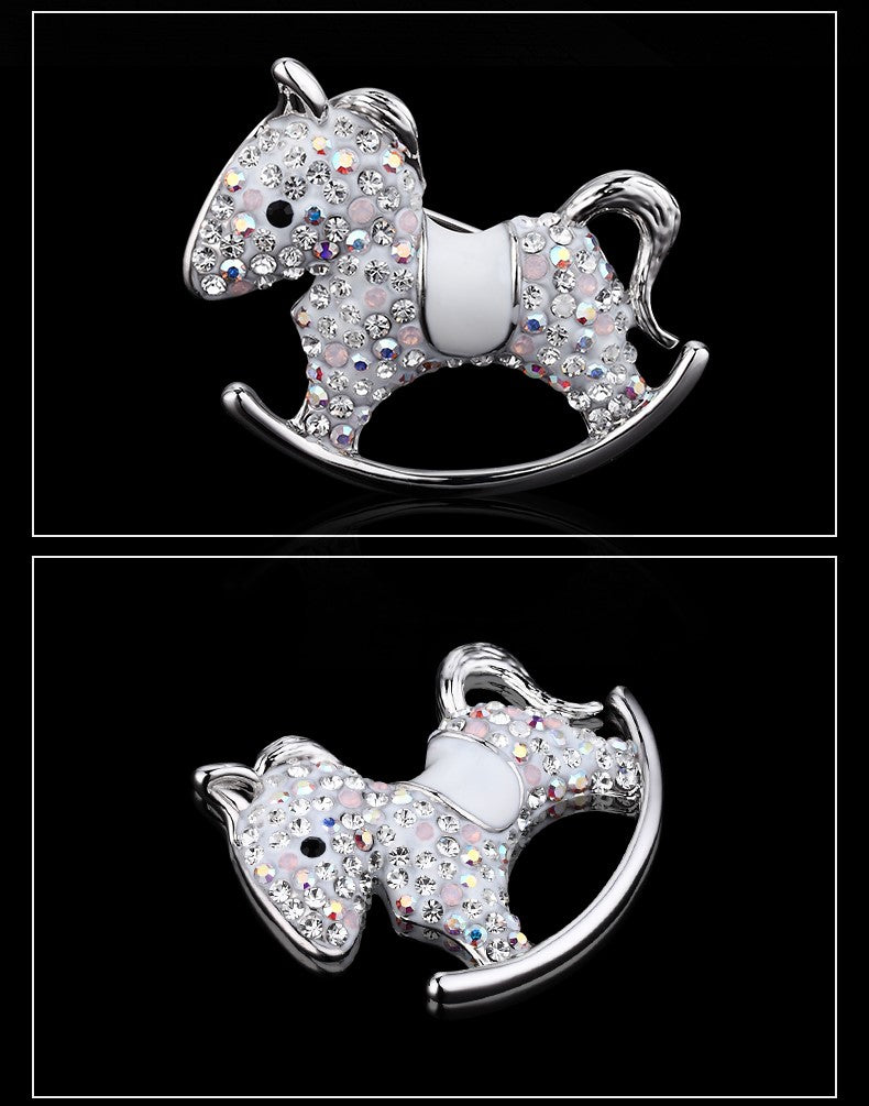 Broche Cheval à Bascule - Éternelle Paris