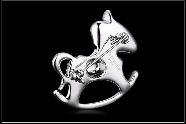 Broche Cheval à Bascule - Éternelle Paris