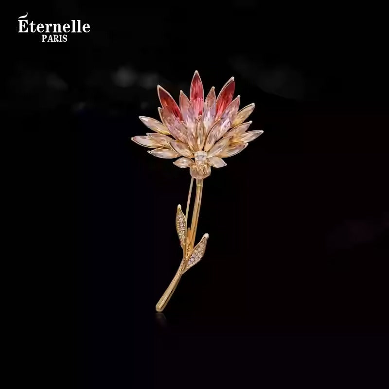 Broche de Fleurs Cristallisées - Éternelle Paris