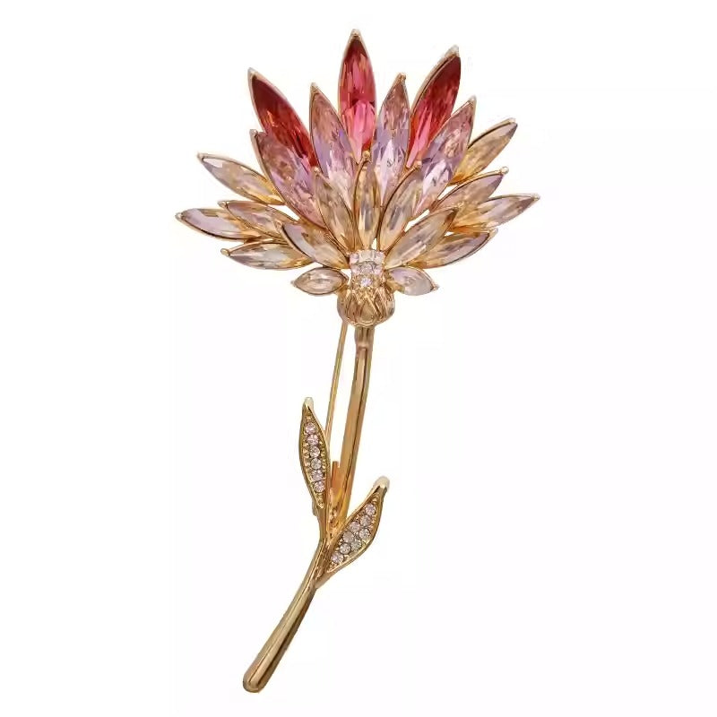 Broche de Fleurs Cristallisées - Éternelle Paris
