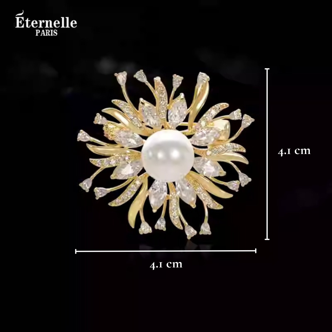 Broche Fleur Élégante - Éternelle Paris