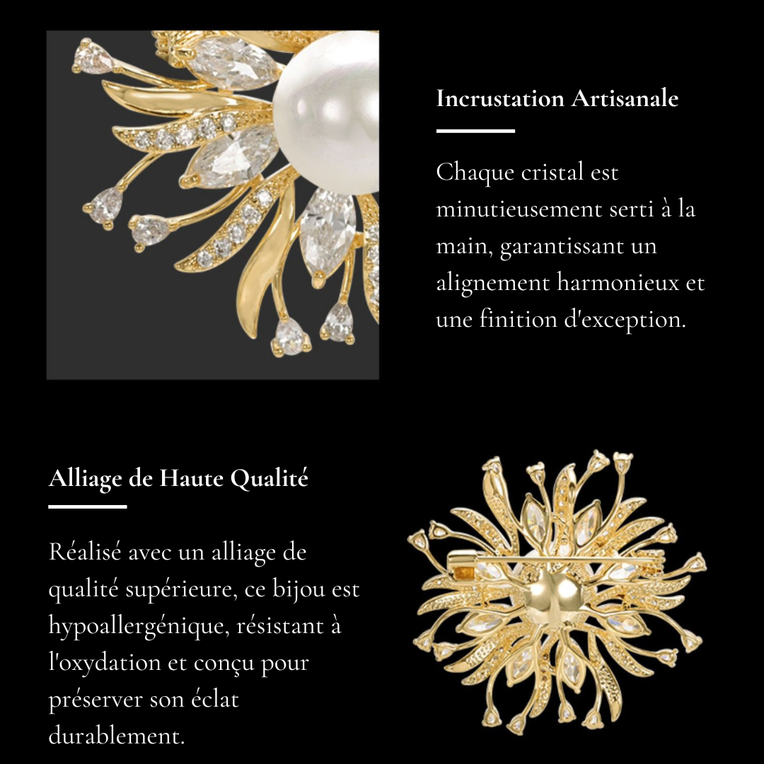 Broche Fleur Élégante - Éternelle Paris