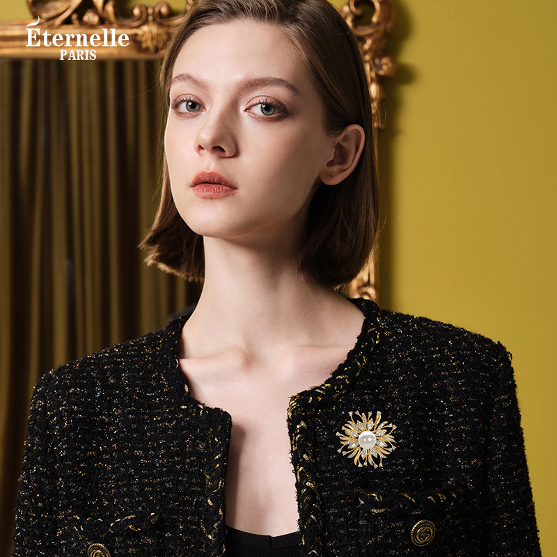 Broche Fleur Élégante - Éternelle Paris