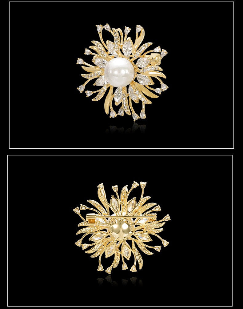 Broche Fleur Élégante - Éternelle Paris
