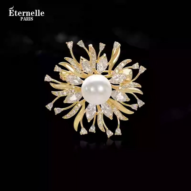 Broche Fleur Élégante - Éternelle Paris