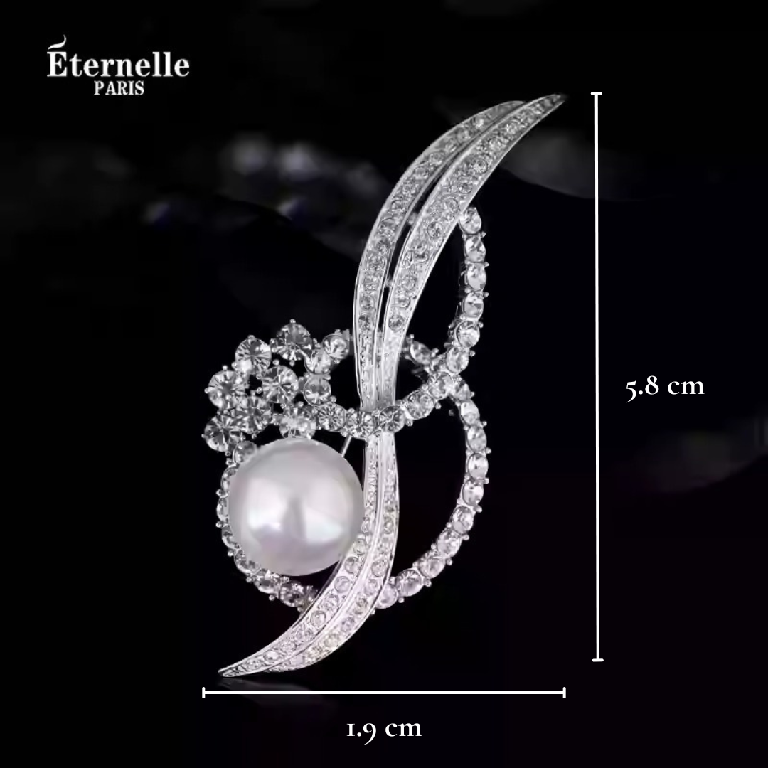 Broche Cristal Design - Éternelle Paris