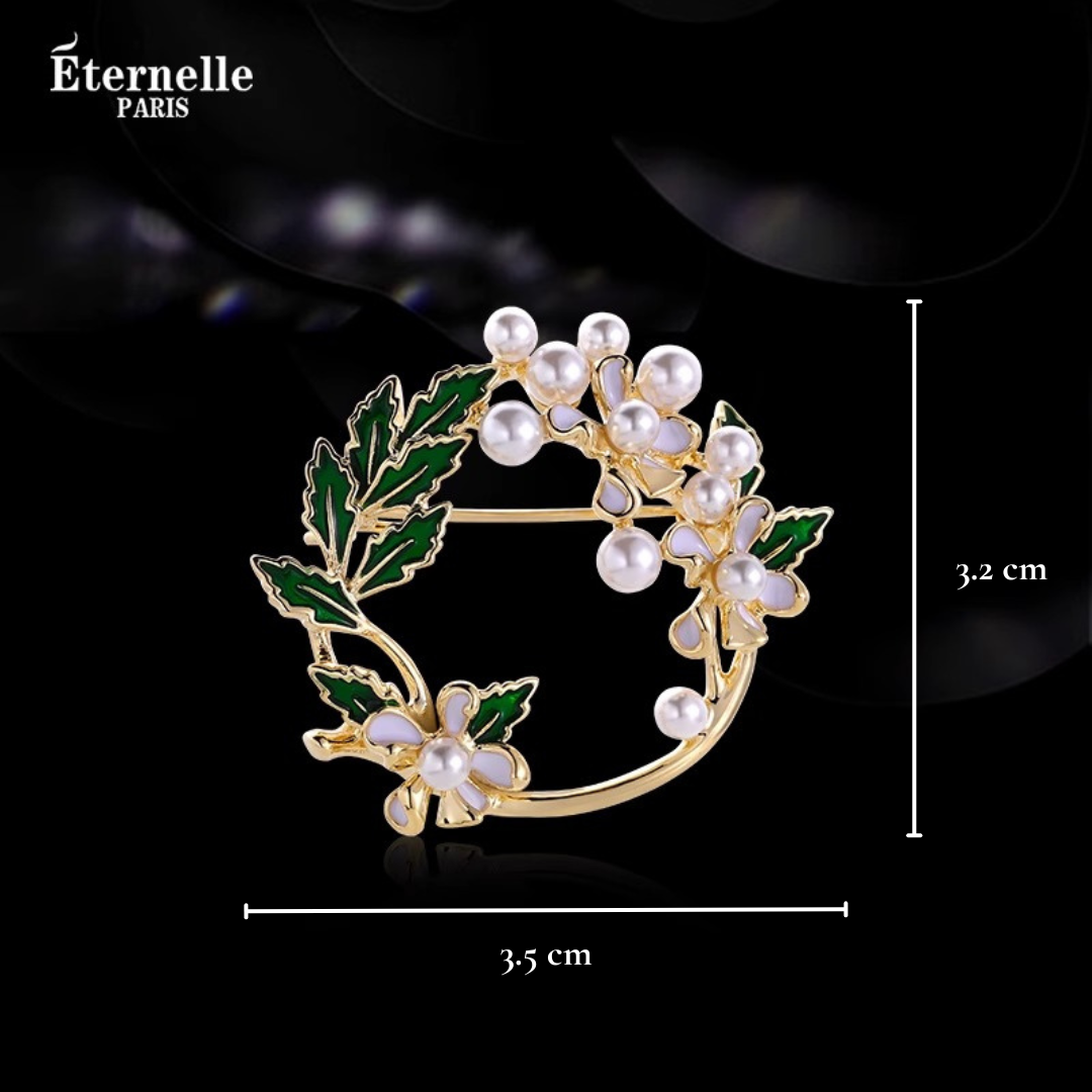 Broche en Fleur d'Or - Éternelle Paris