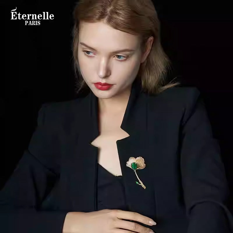 Broche Fleur Bohème Dorée - Éternelle Paris
