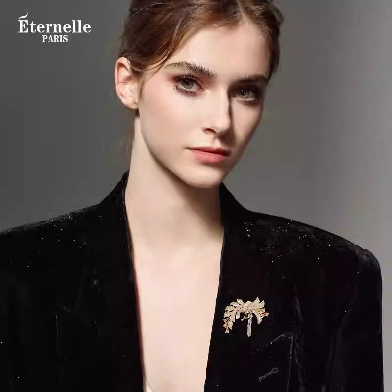Broche Luxe Épi de Blé - Éternelle Paris