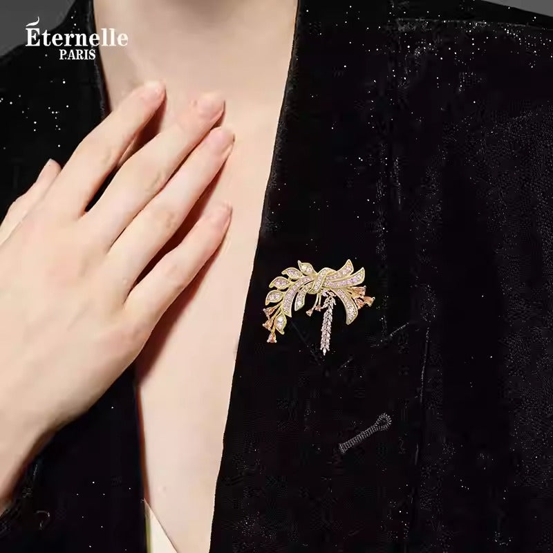 Broche Luxe Épi de Blé - Éternelle Paris