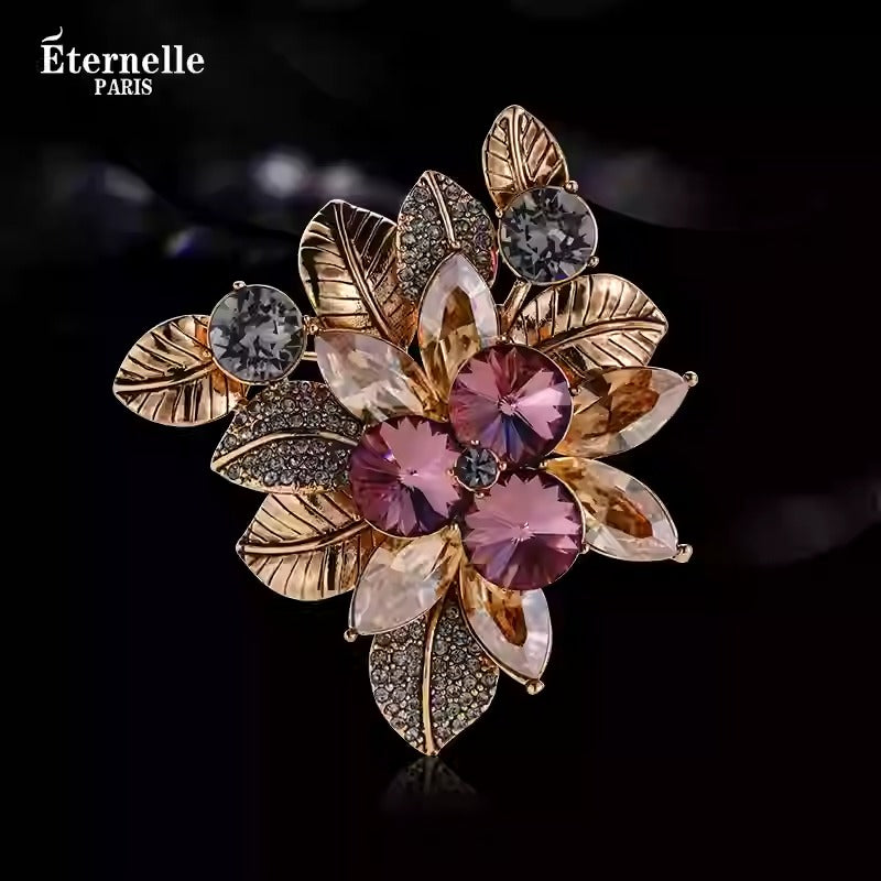 Broche Fleur Rétro - Éternelle Paris