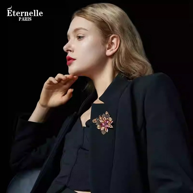 Broche Fleur Rétro - Éternelle Paris
