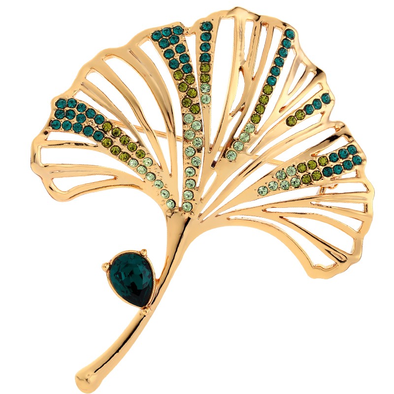 Broche Ginkgo Chic - Éternelle Paris