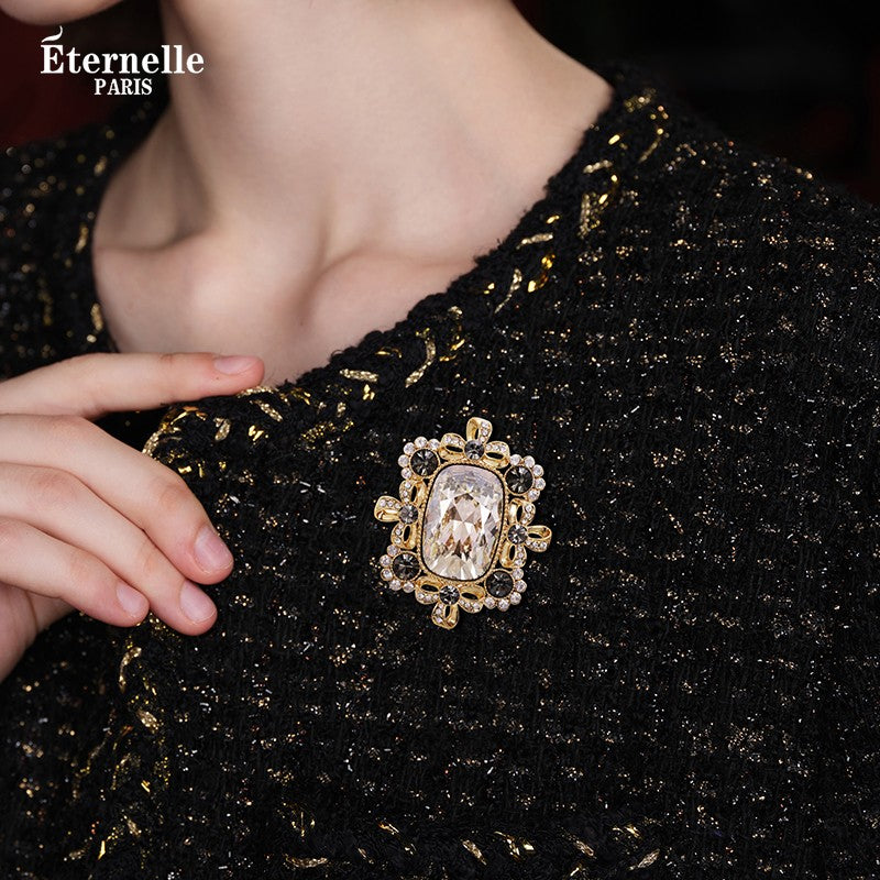 Broche Baroque Royale Dorée - Éternelle Paris