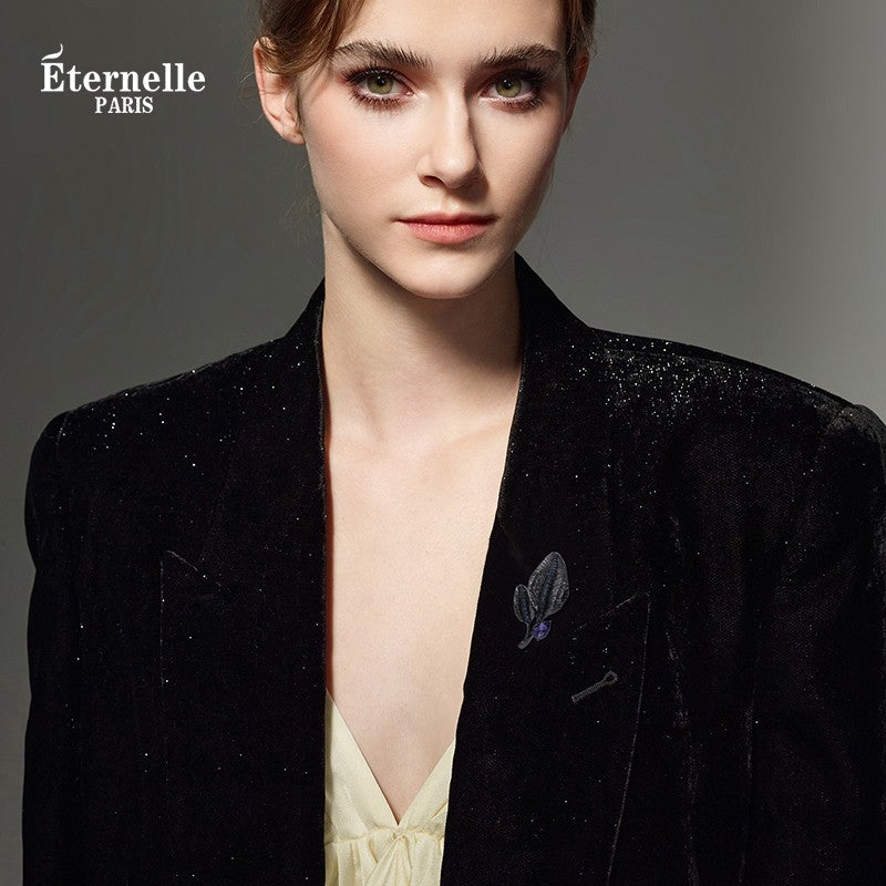 Broche Feuille Vintage - Éternelle Paris