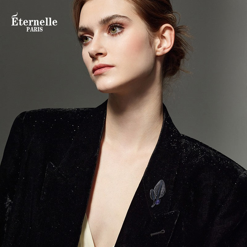 Broche Feuille Vintage - Éternelle Paris