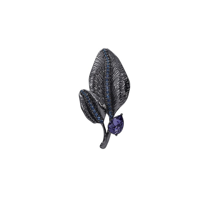 Broche Feuille Vintage - Éternelle Paris