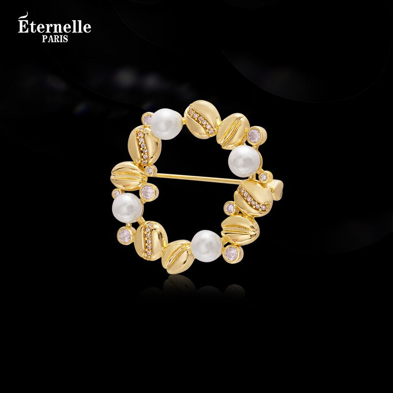 Broche Grain de Café - Éternelle Paris
