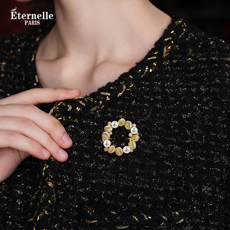 Broche Grain de Café - Éternelle Paris