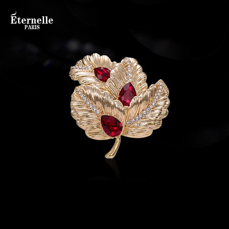 Broche Feuille - Éternelle Paris