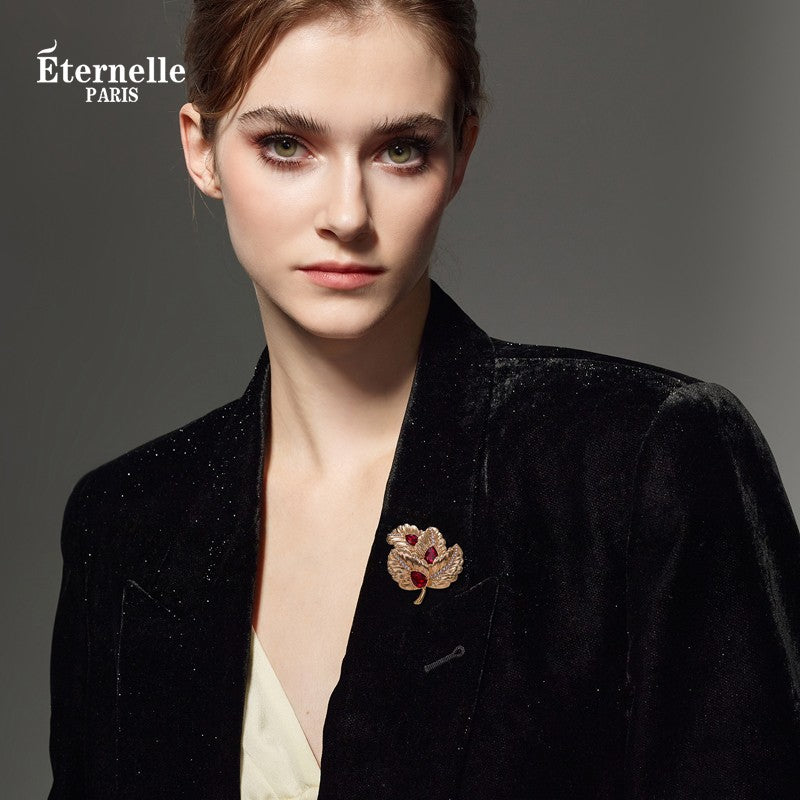 Broche Feuille - Éternelle Paris