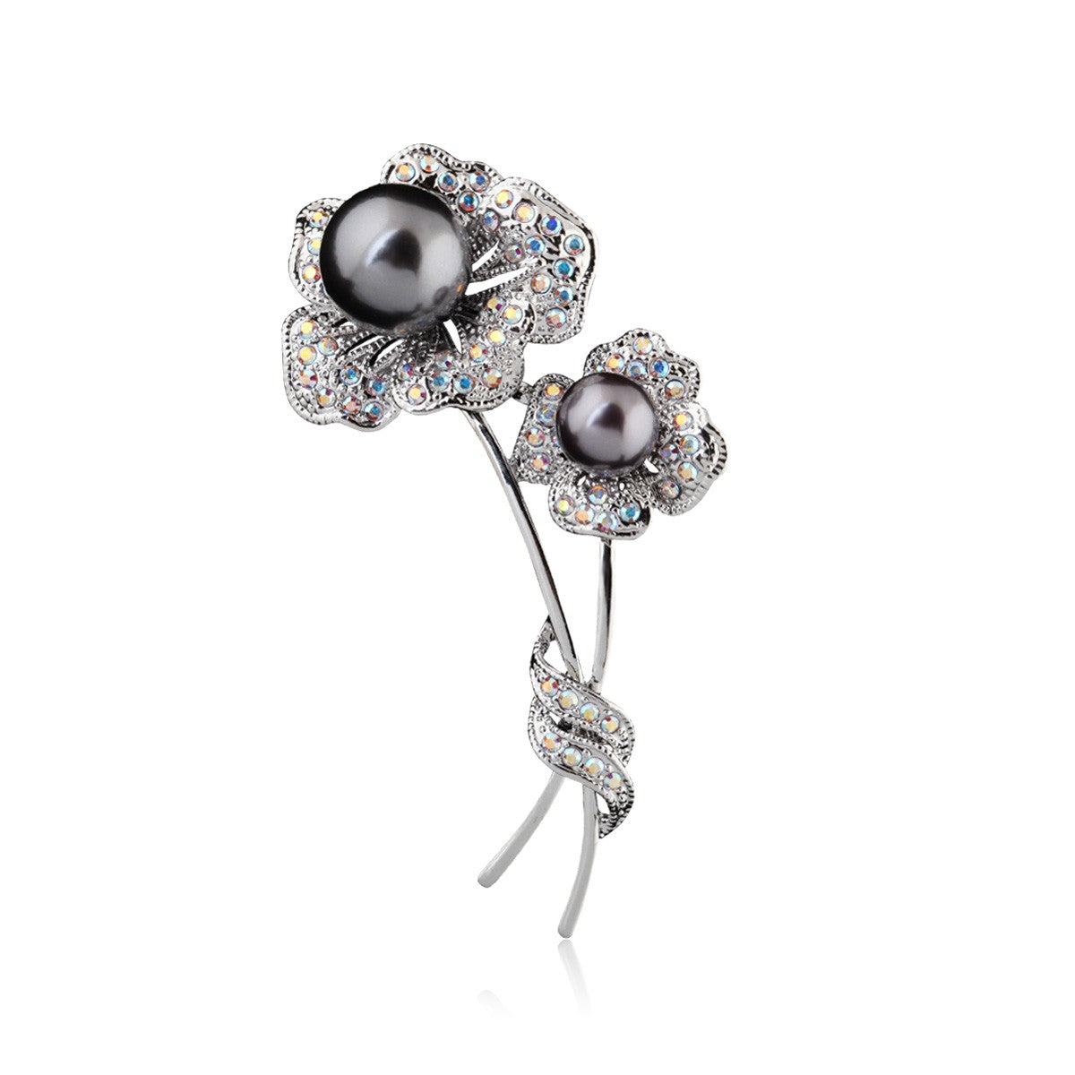 Broche Fleur Perle - Éternelle Paris