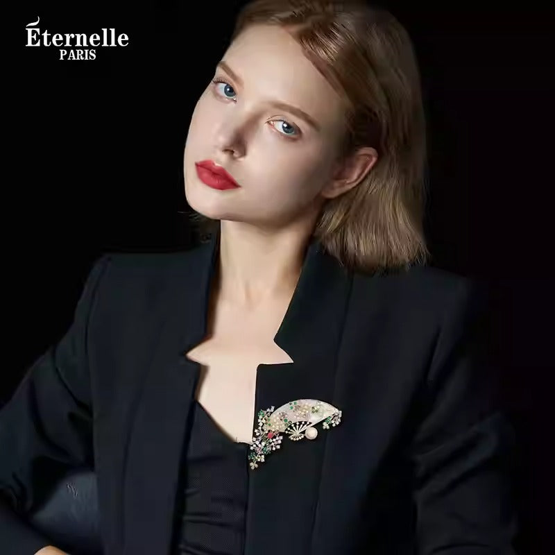 Broche Éventail - Éternelle Paris