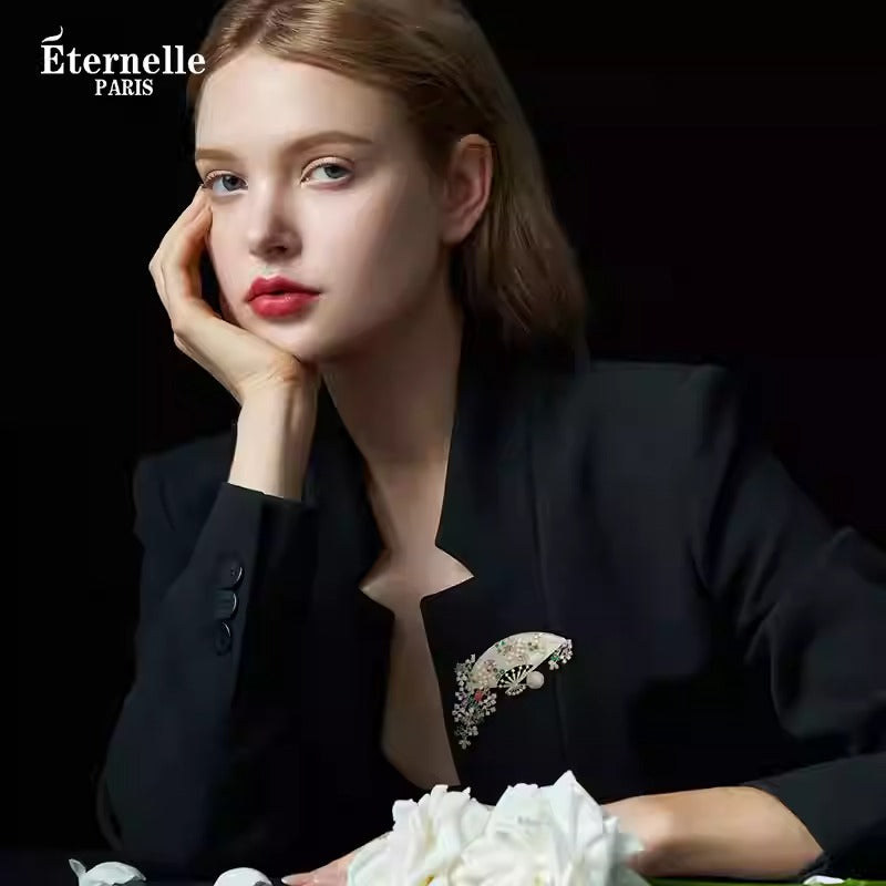 Broche Éventail - Éternelle Paris