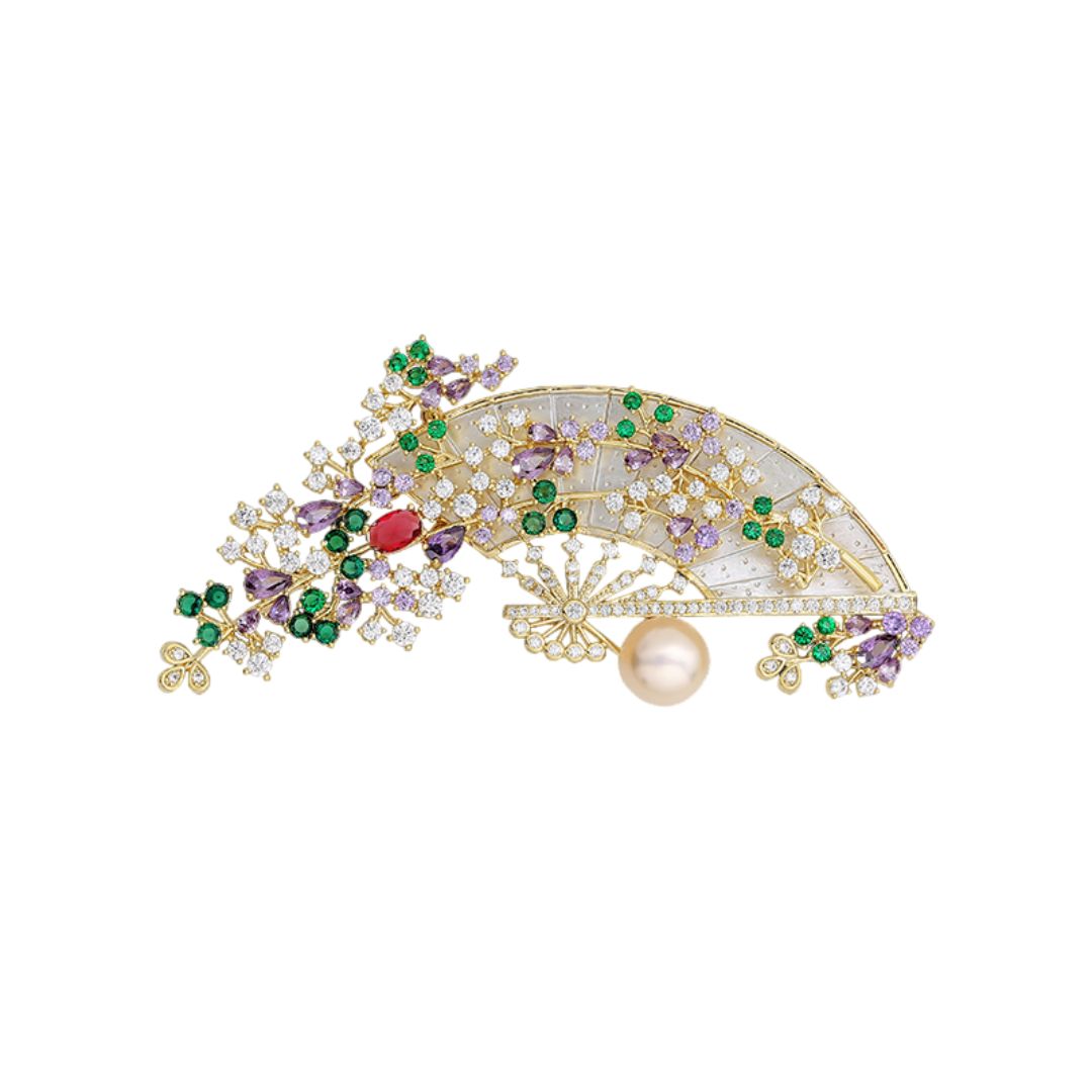 Broche Éventail - Éternelle Paris