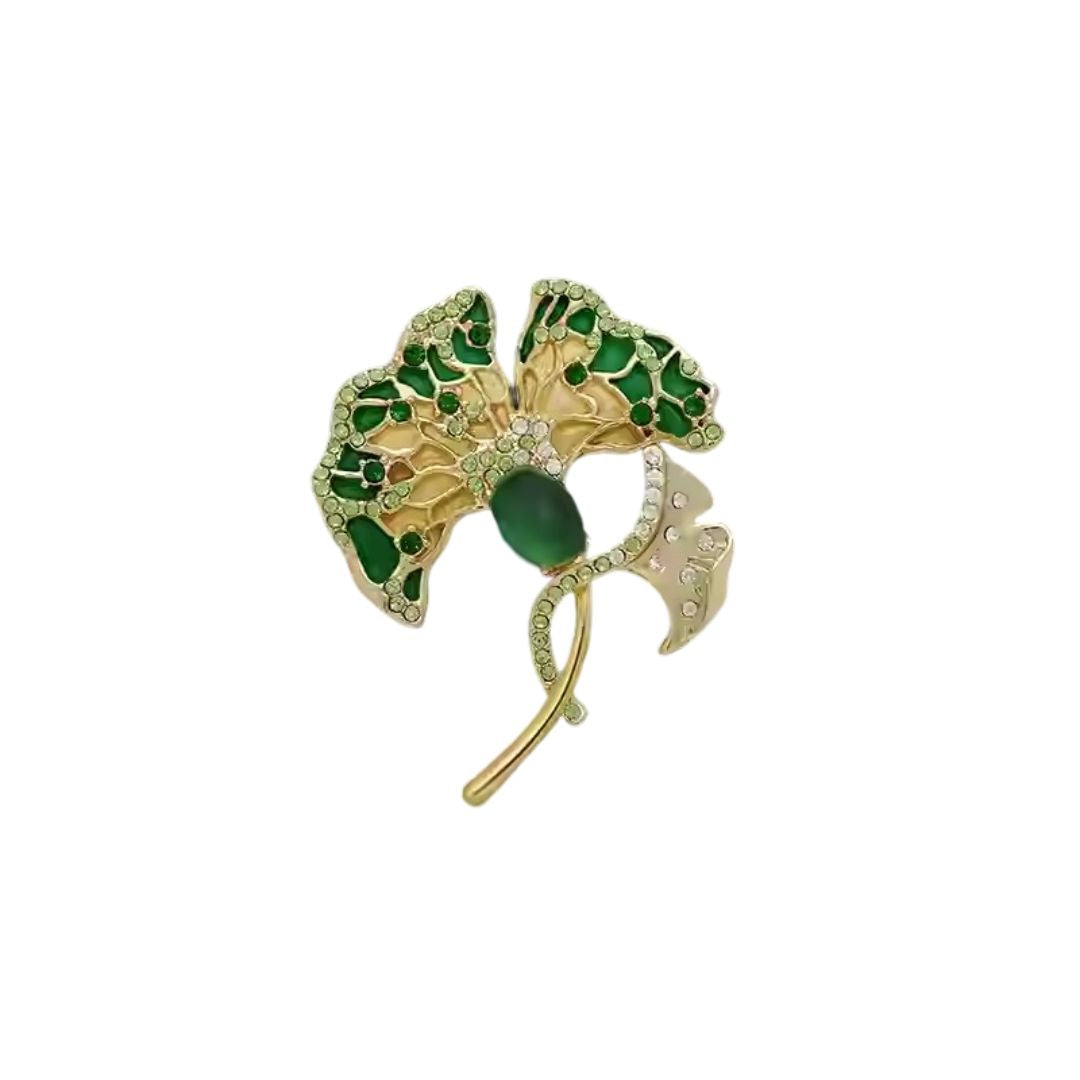Broche Feuille de Ginkgo - Éternelle Paris