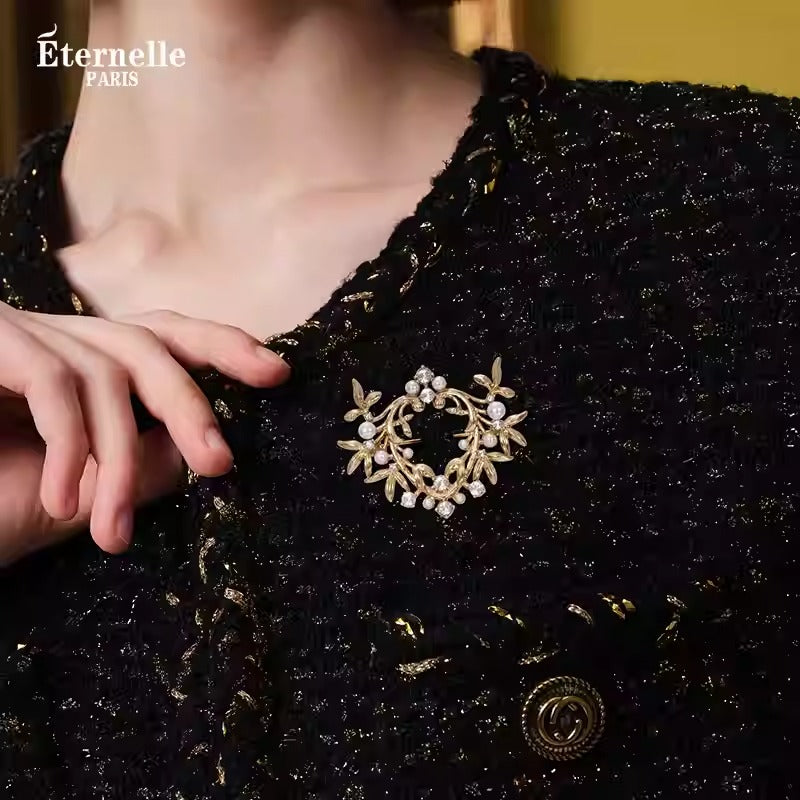Broche Couronne de Laurier - Éternelle Paris