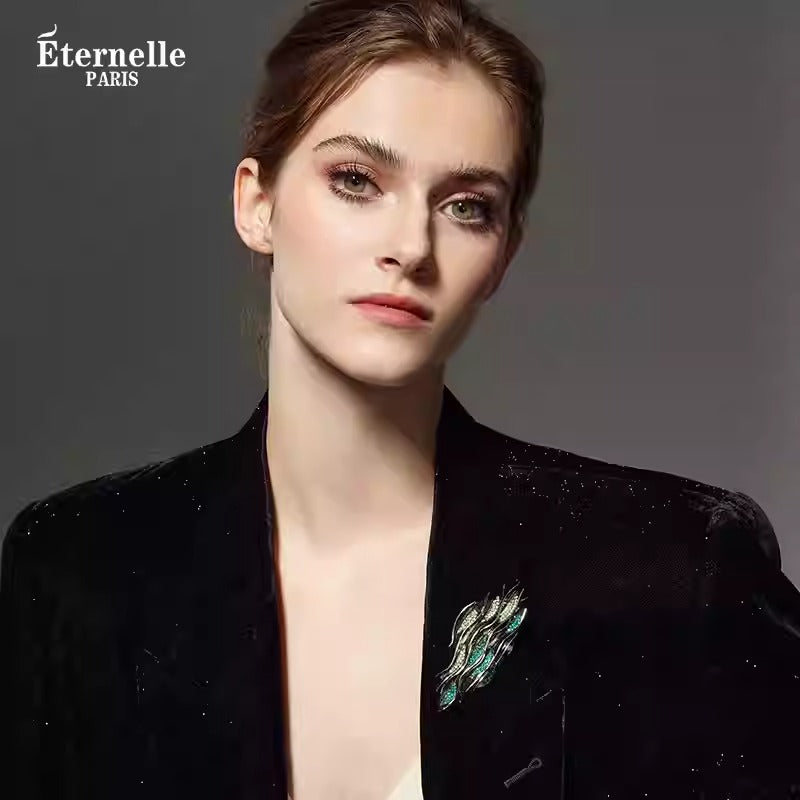 Broche Vague Vintage - Éternelle Paris