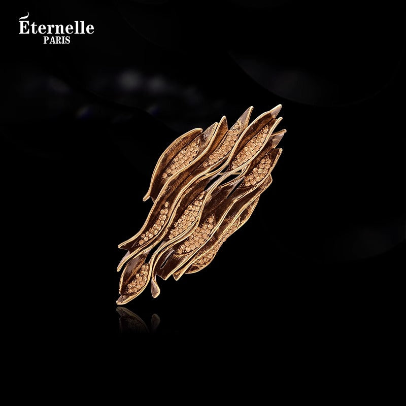 Broche Vague Vintage - Éternelle Paris