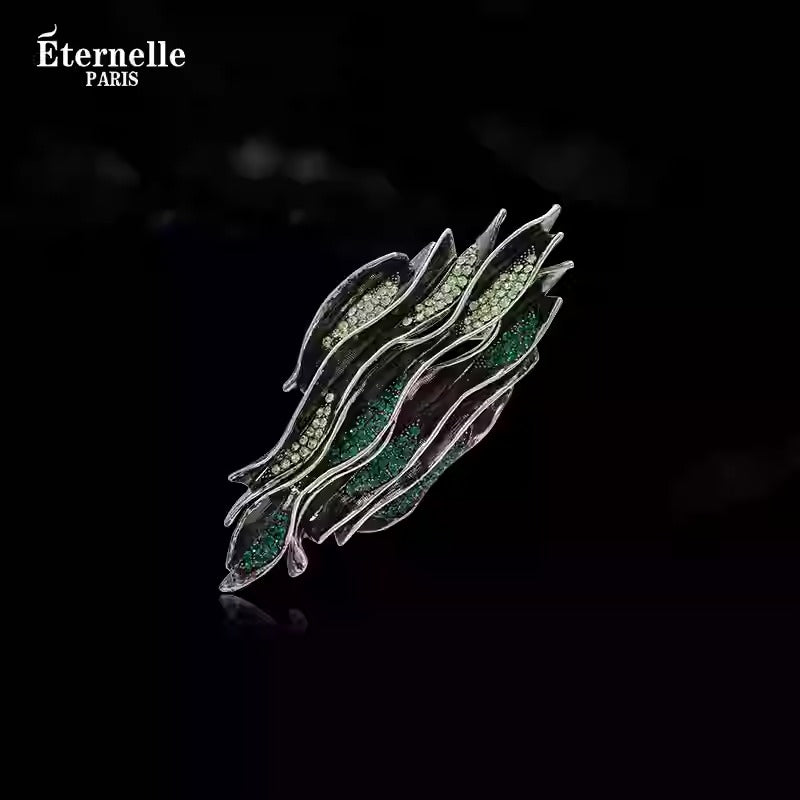 Broche Vague Vintage - Éternelle Paris