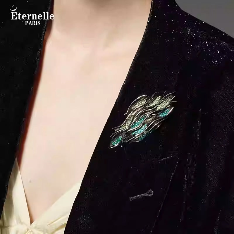 Broche Vague Vintage - Éternelle Paris