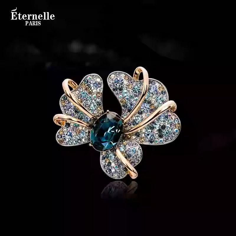 Broche Fleur Dorée - Éternelle Paris
