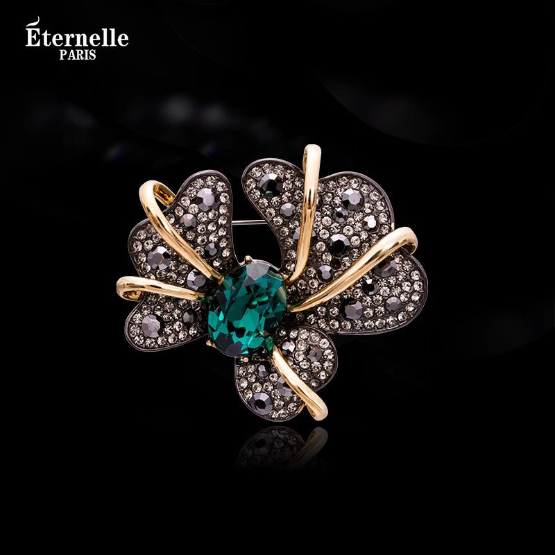Broche Fleur Dorée - Éternelle Paris