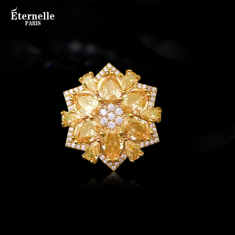 Broche Fleur en Or - Éternelle Paris