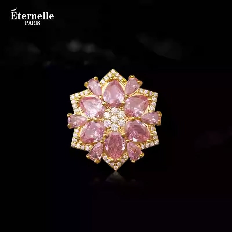 Broche Fleur en Or - Éternelle Paris