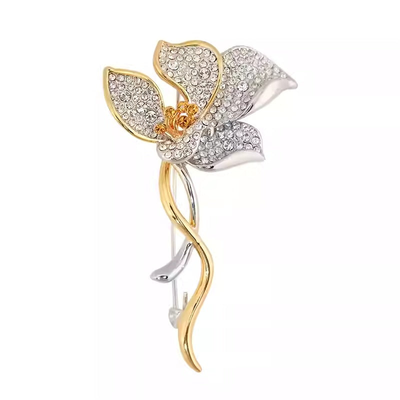Broche en Fleur Dorée - Éternelle Paris